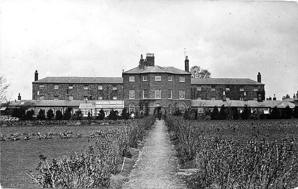 View of the Workhouse and garden from the south